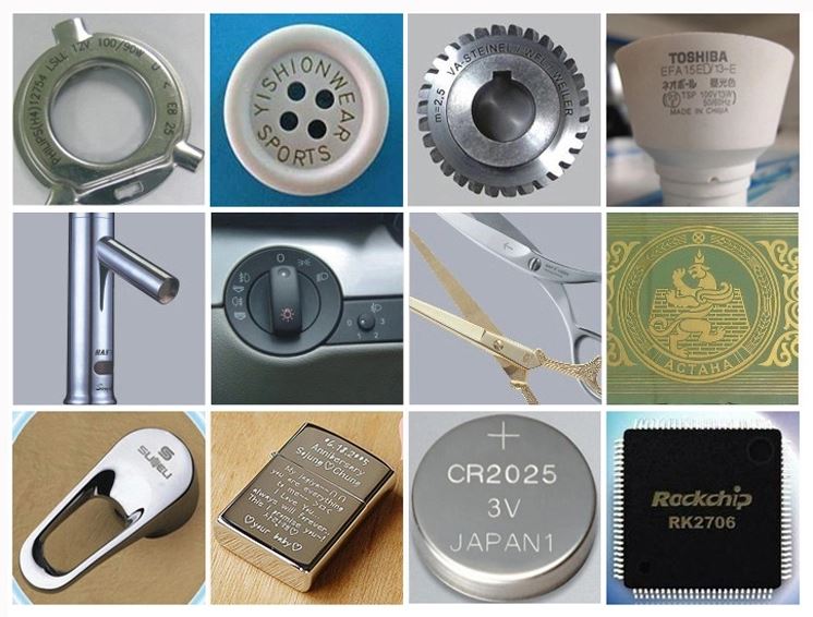 UV laser marking machine samples