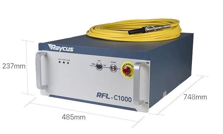 Raycus 1000W Size