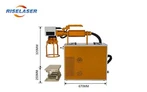 Peiriant Marciwr Engrafiad Laser Ffibr Llaw 20W